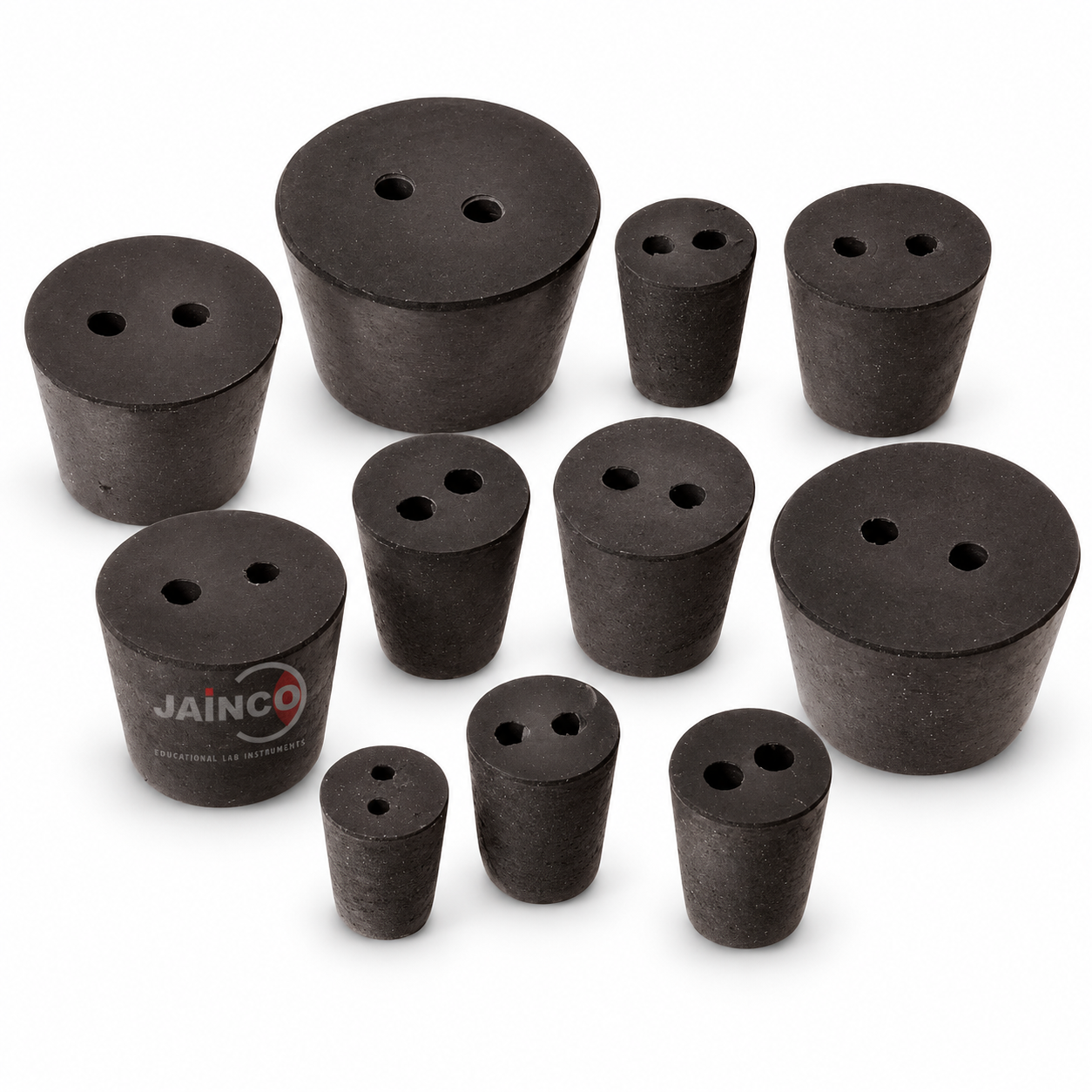 Rubber Corks (with Two Holes)
